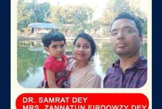 Dr. Samrat Dey and Mrs.Zannatun Firdowzy Dey